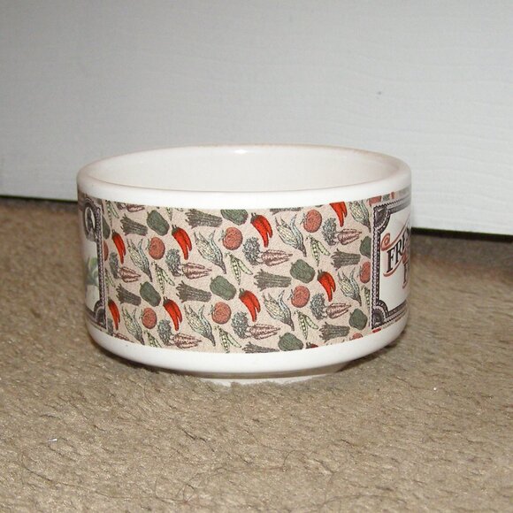 Fresh From the Farm Soup Mug/Cup Carrots & Peas Houston Harvest as shown - Picture 3 of 7